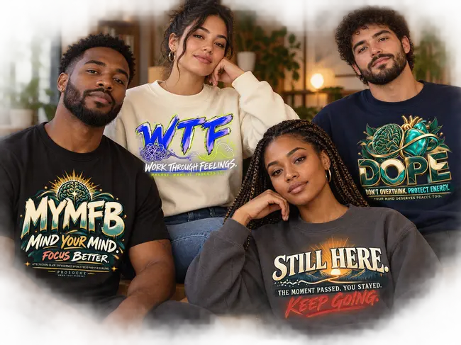 Diverse wellness apparel collection